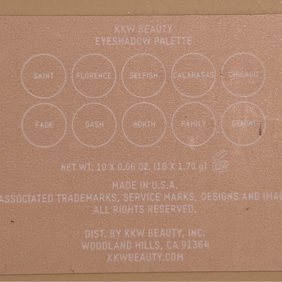 KKW Beauty trio of unused eyeshadow palettes, Classic, Matte Smoke, Matte Cocoa! - Picture 5 of 10